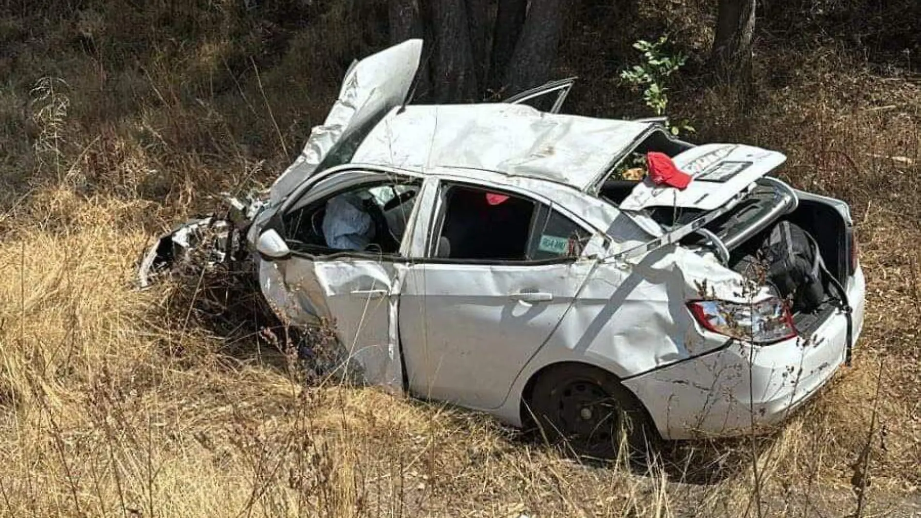 Accidente en la carretera Morelia Pátzcuaro